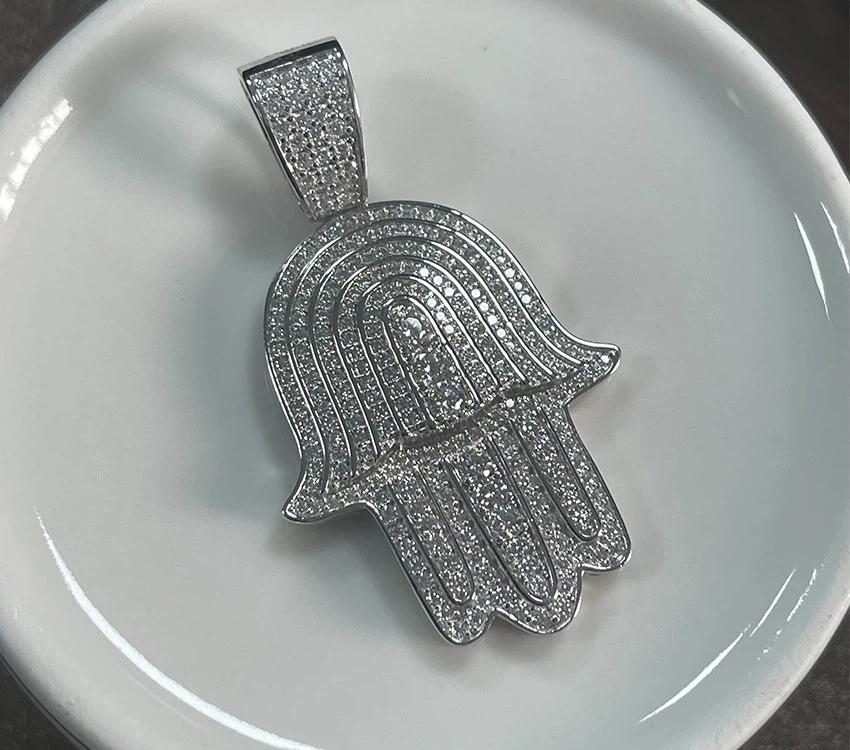hand silver hip hop pendants hand silver hip hop pendants