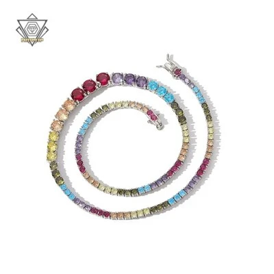 שרשרת טניס יהלום CZ